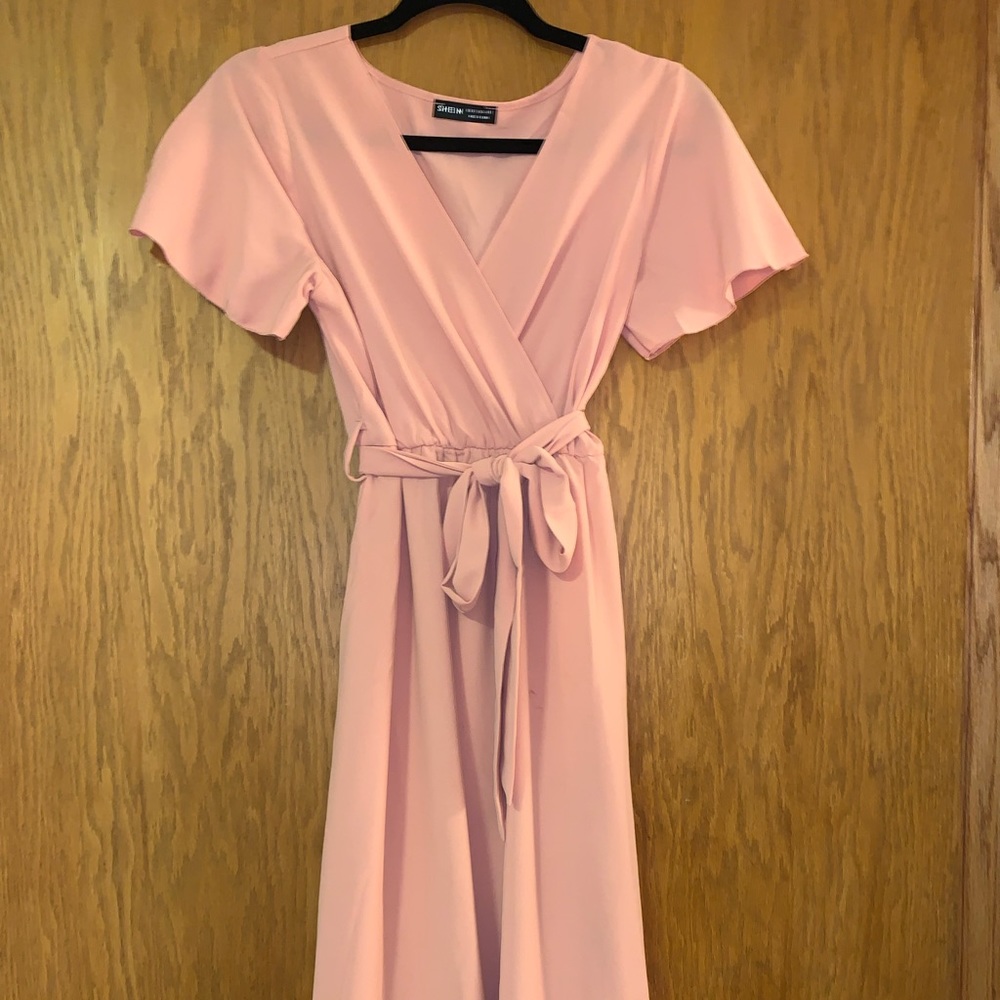 Pink bridesmaid dress